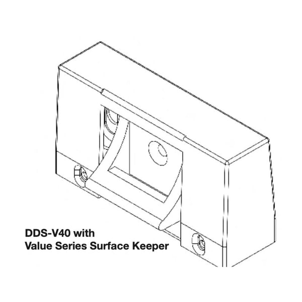 Adjustable Surface Keeper for Detex V40 Series