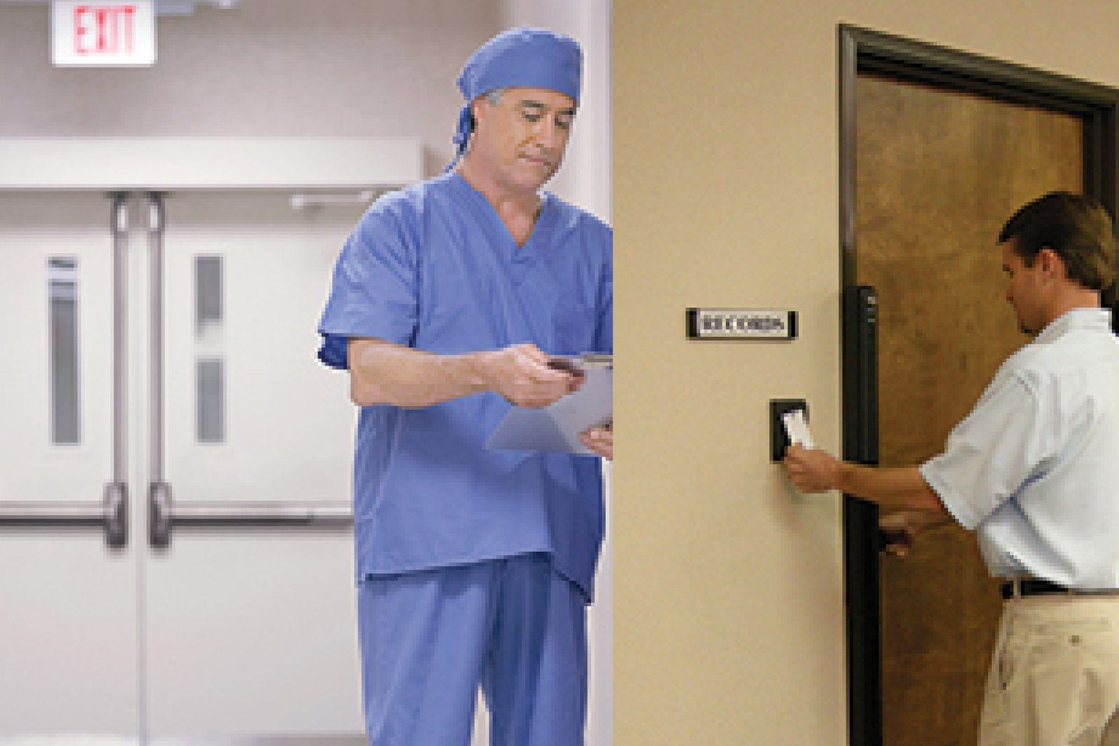 Top-quality exit hardware with top-quality support.